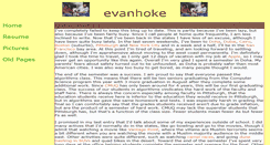 Desktop Screenshot of evanhoke.org